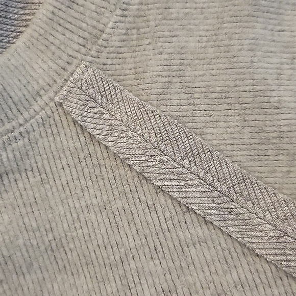 Vintage Havana Lounge Dolman batwing grey knit cropped sweatshirt size Small - Picture 5 of 5